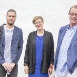 Presentatörer och invigningstalare på Bokdagars scen 2015