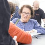 Sigrid Combüchen signerar, Bokdagar 2015